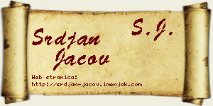 Srđan Jačov vizit kartica